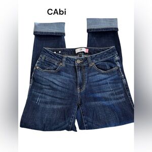 CAbi Women's Dark Blue Ankle Jeans